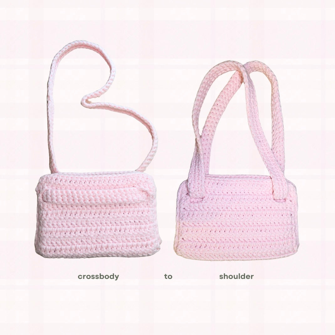 crochet booksleeve + bag