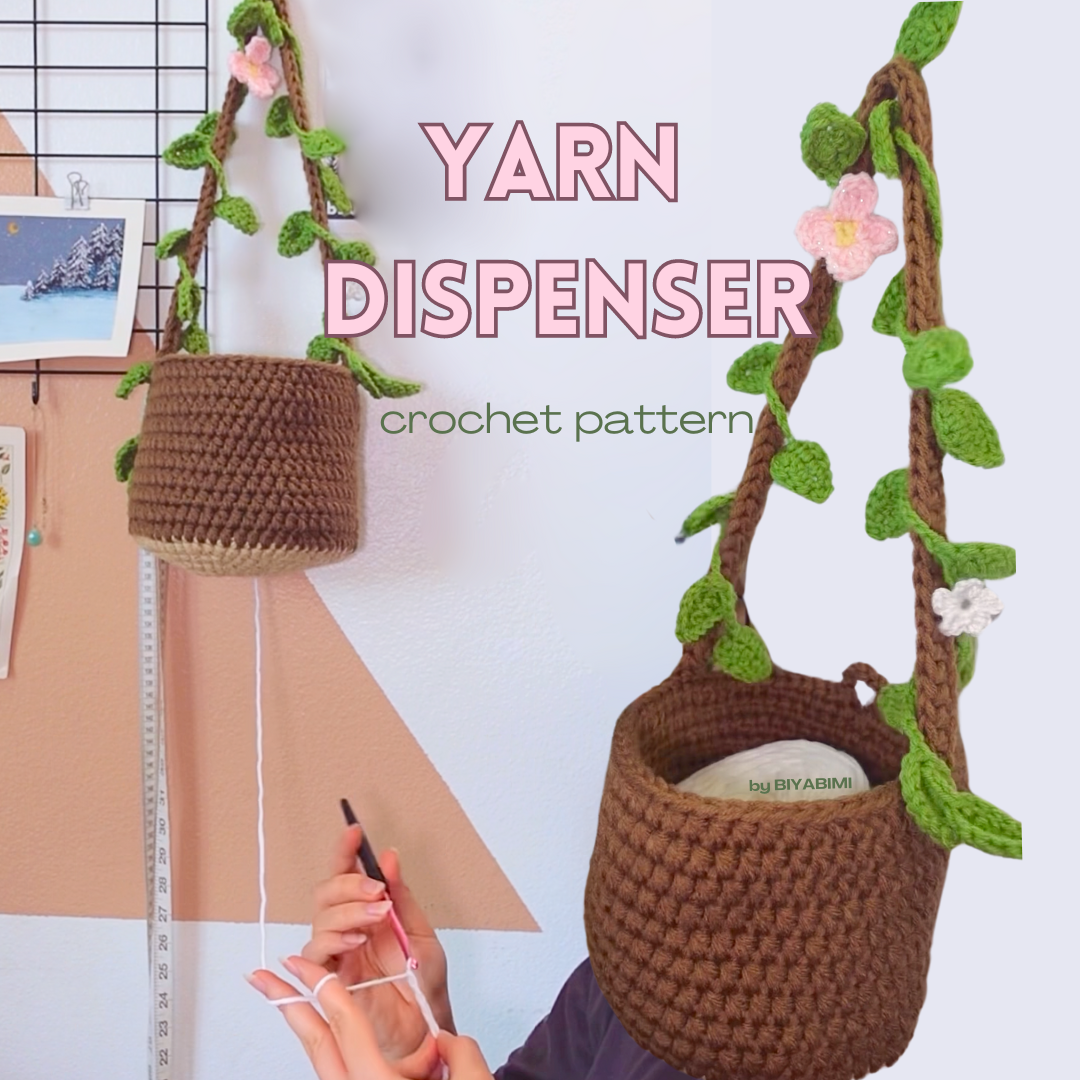 crochet yarn dispenser pattern