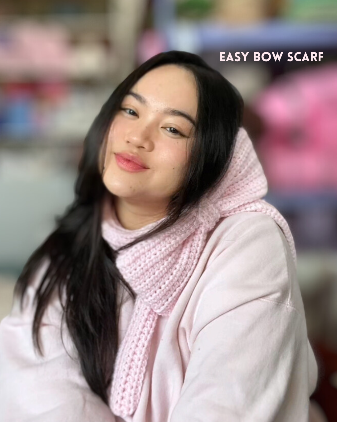 Crochet Easy Bow Scarf and Hood