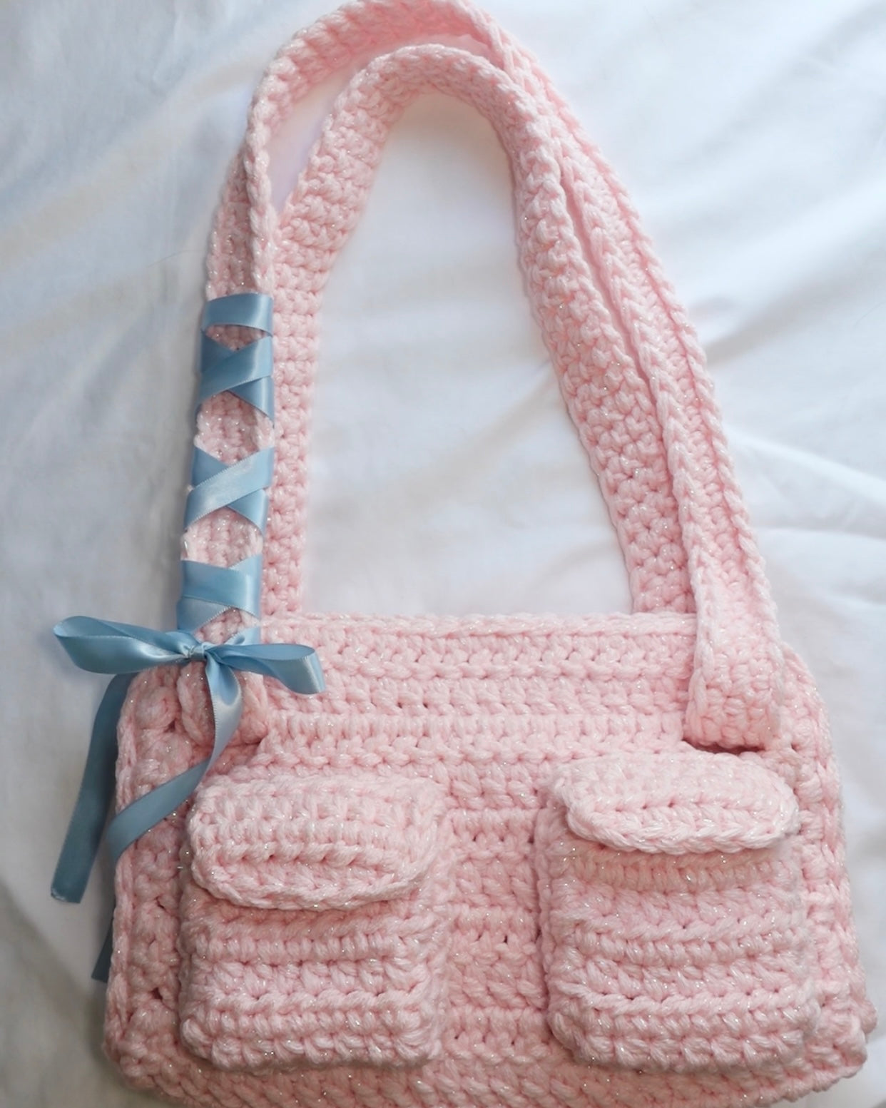 crochet booksleeve + bag